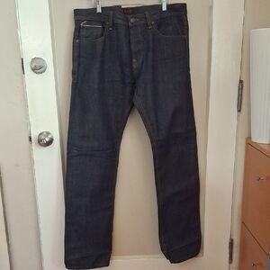 Cult Of Individuality Hagen Relaxed Japanese Denim Jeans - Dark Indigo_1